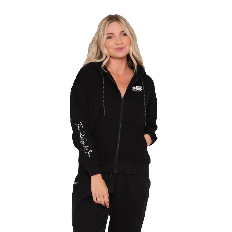 Alpha Zip Hoody - Black