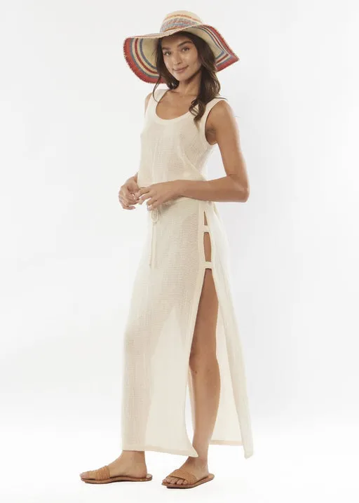 Amuse Gold Flower Skirt-Seashell