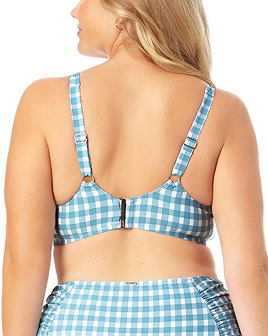 Anne Cole Retro Twist Underwire Top