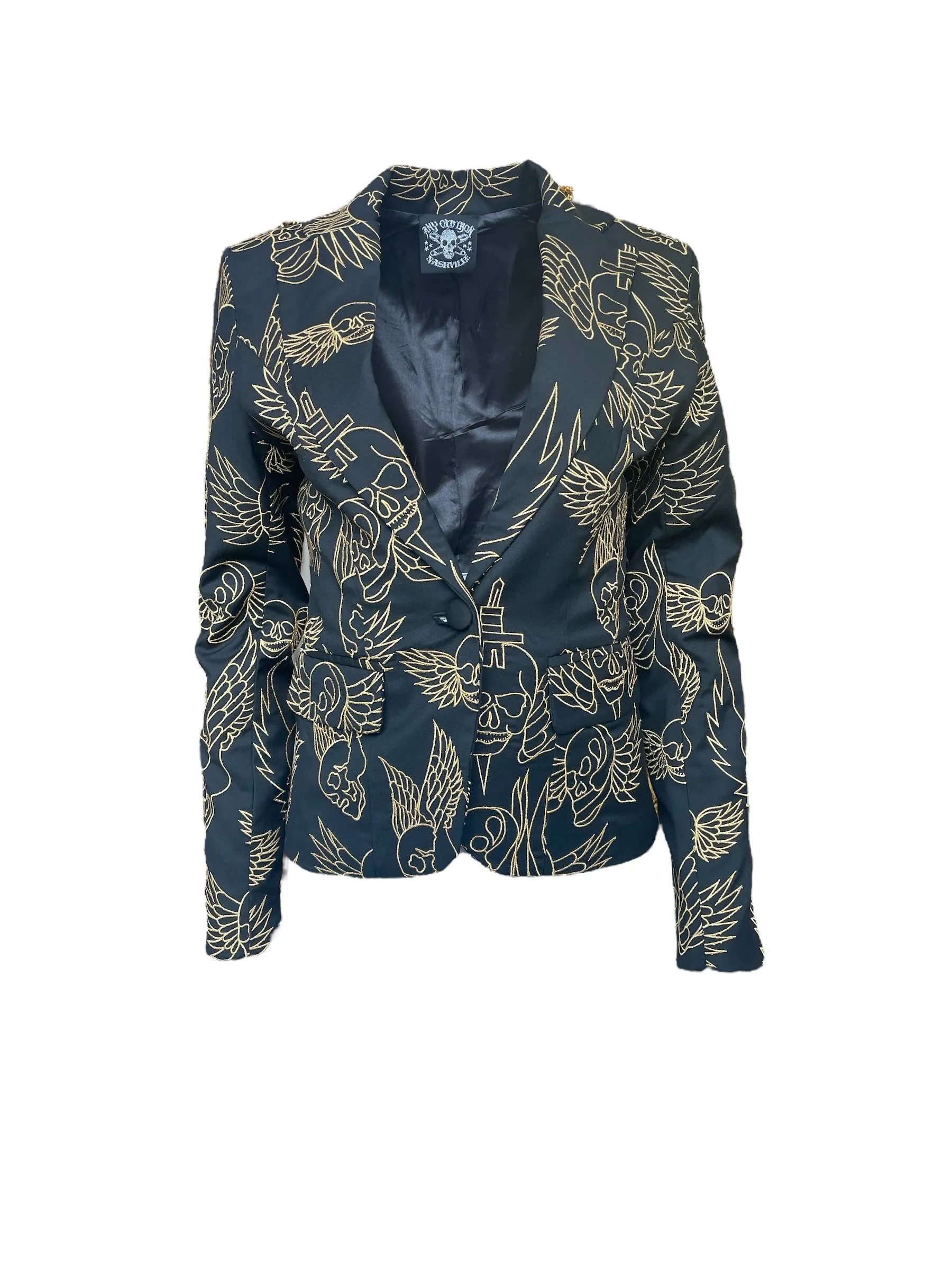 Any Old Iron Skull Wings Suit