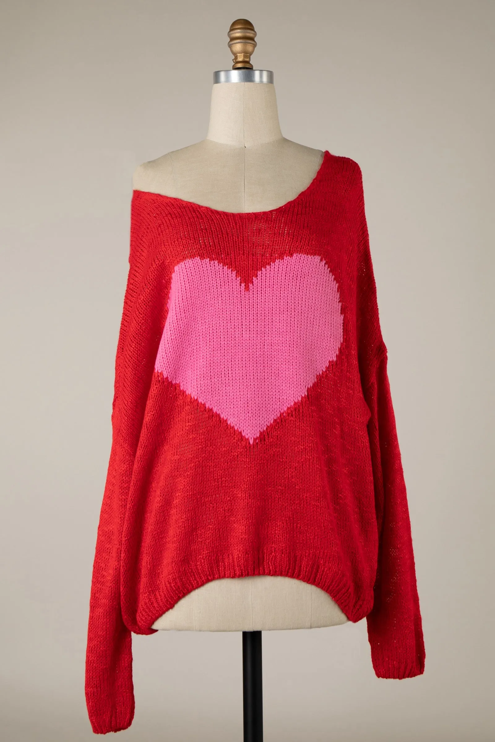 Be Mine Heart Sweater