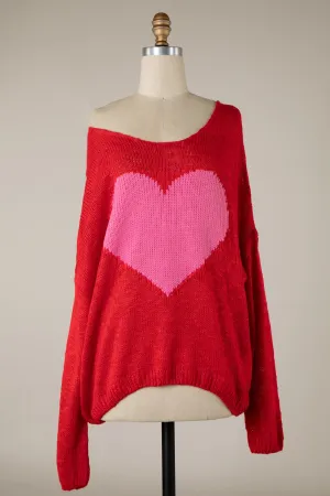 Be Mine Heart Sweater
