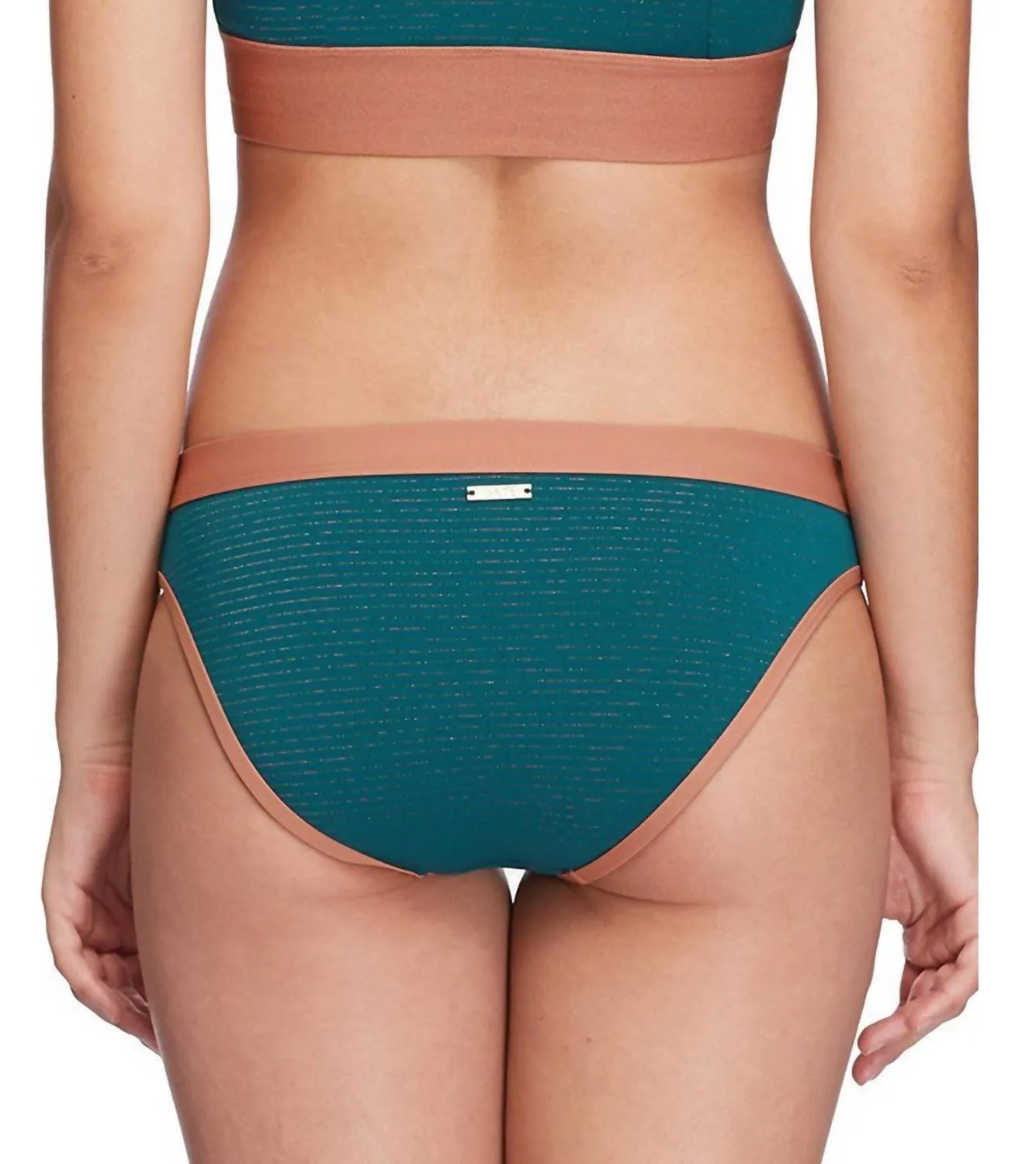 Bedarra Banded Hipster Bottom In Rainforest