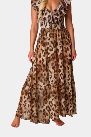Bicoastal Swim Cover Up Skirt In Brown