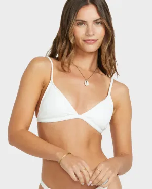 BILLABONG Salt & Sol Ceci Tri Bikini Top - Salt Crystal