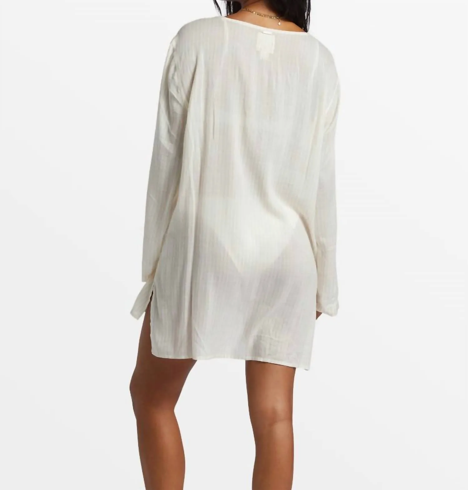 Blue Skies Swim Cover-Up In Salt Crystal
