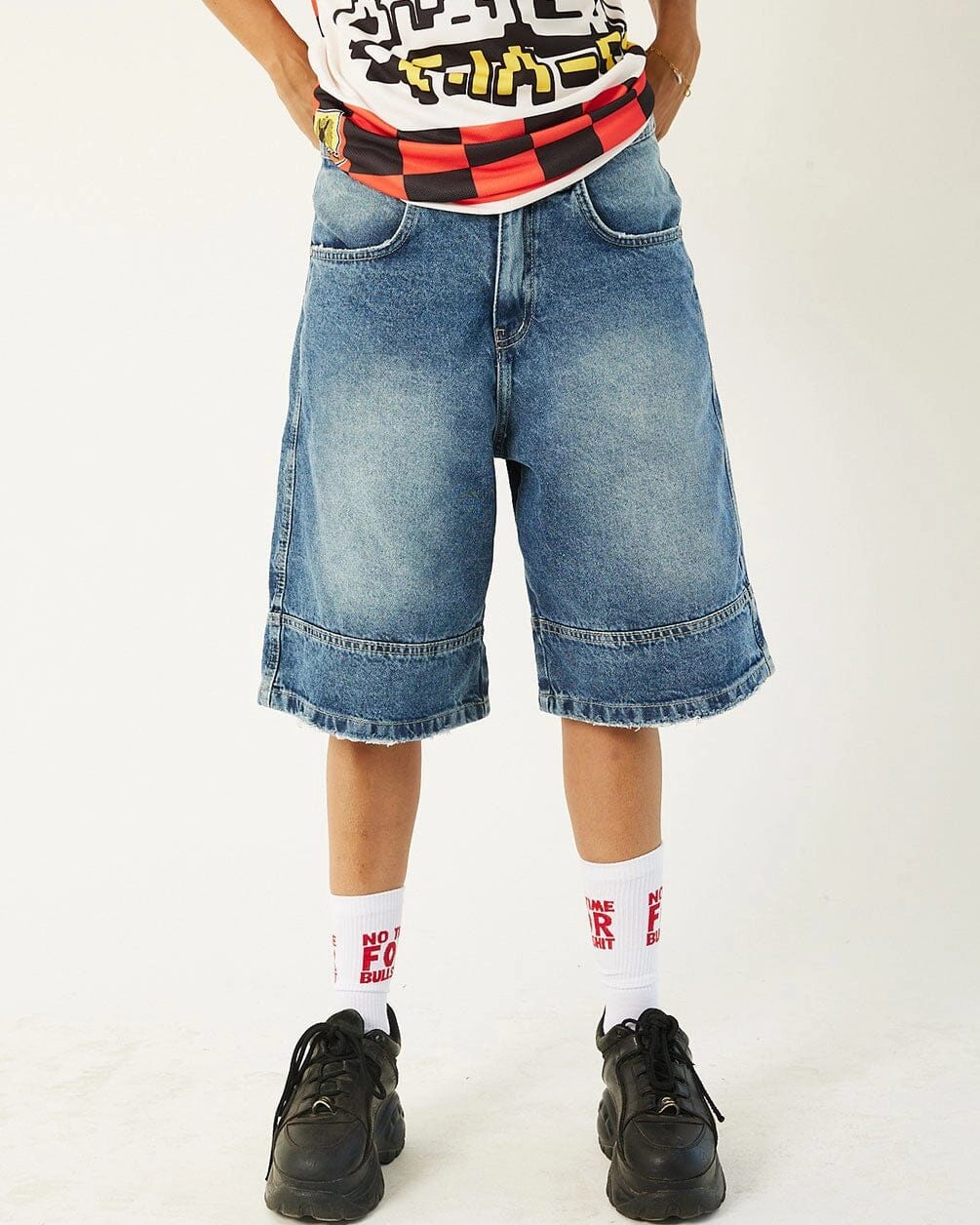 Blue Washed Jorts