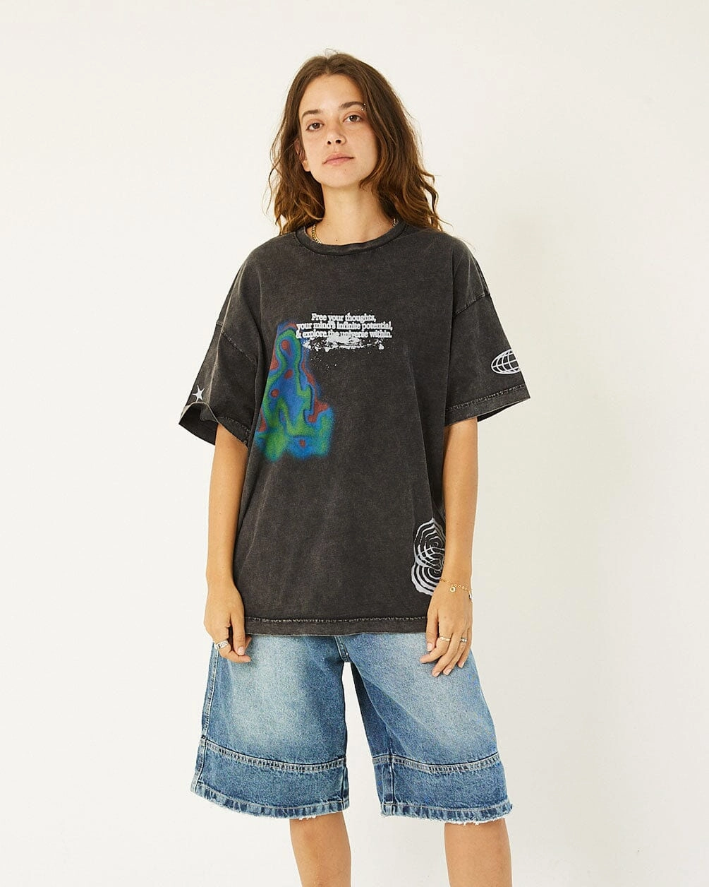 Blue Washed Jorts