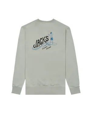 Bobber Pigment Dye Crewneck Sweatshirt - Pigment Sage