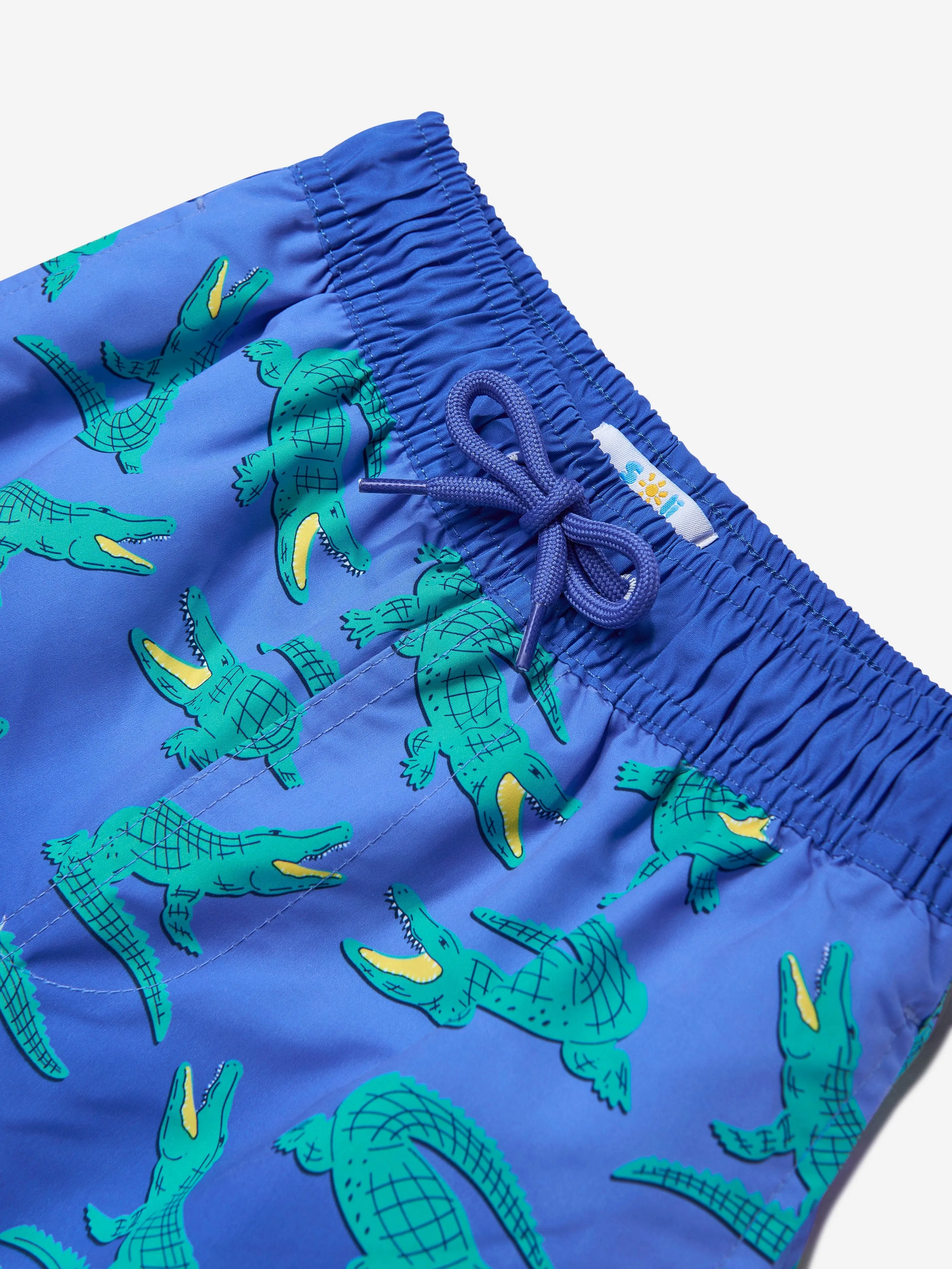 Boys Crocodile Beach Shorts in Blue (UPF50 )
