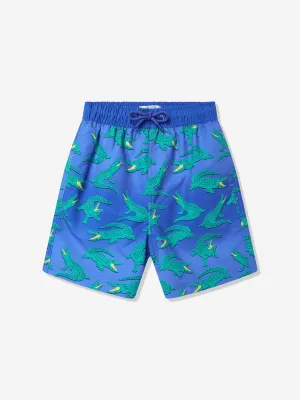 Boys Crocodile Beach Shorts in Blue (UPF50 )