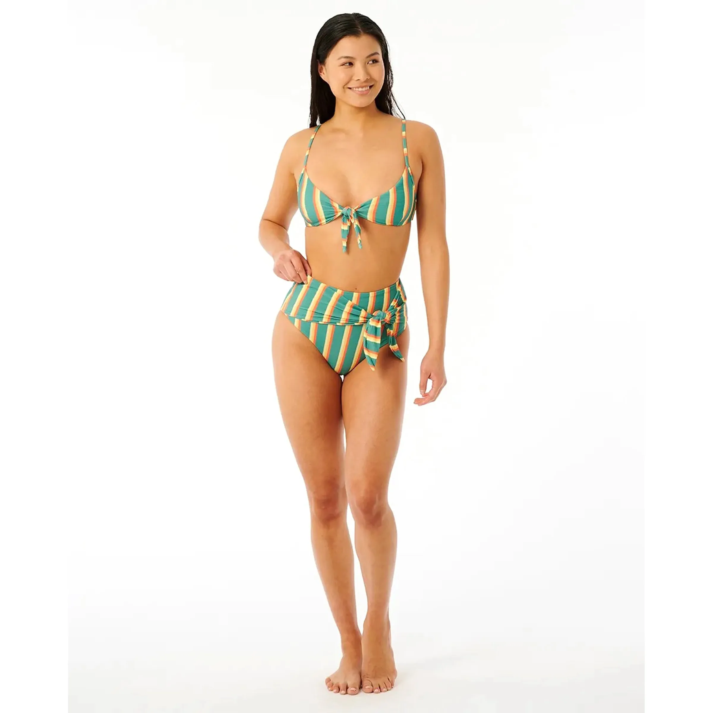 Brazilian Soul High Waist Good Coverage Bikini Bottom (Past Season)