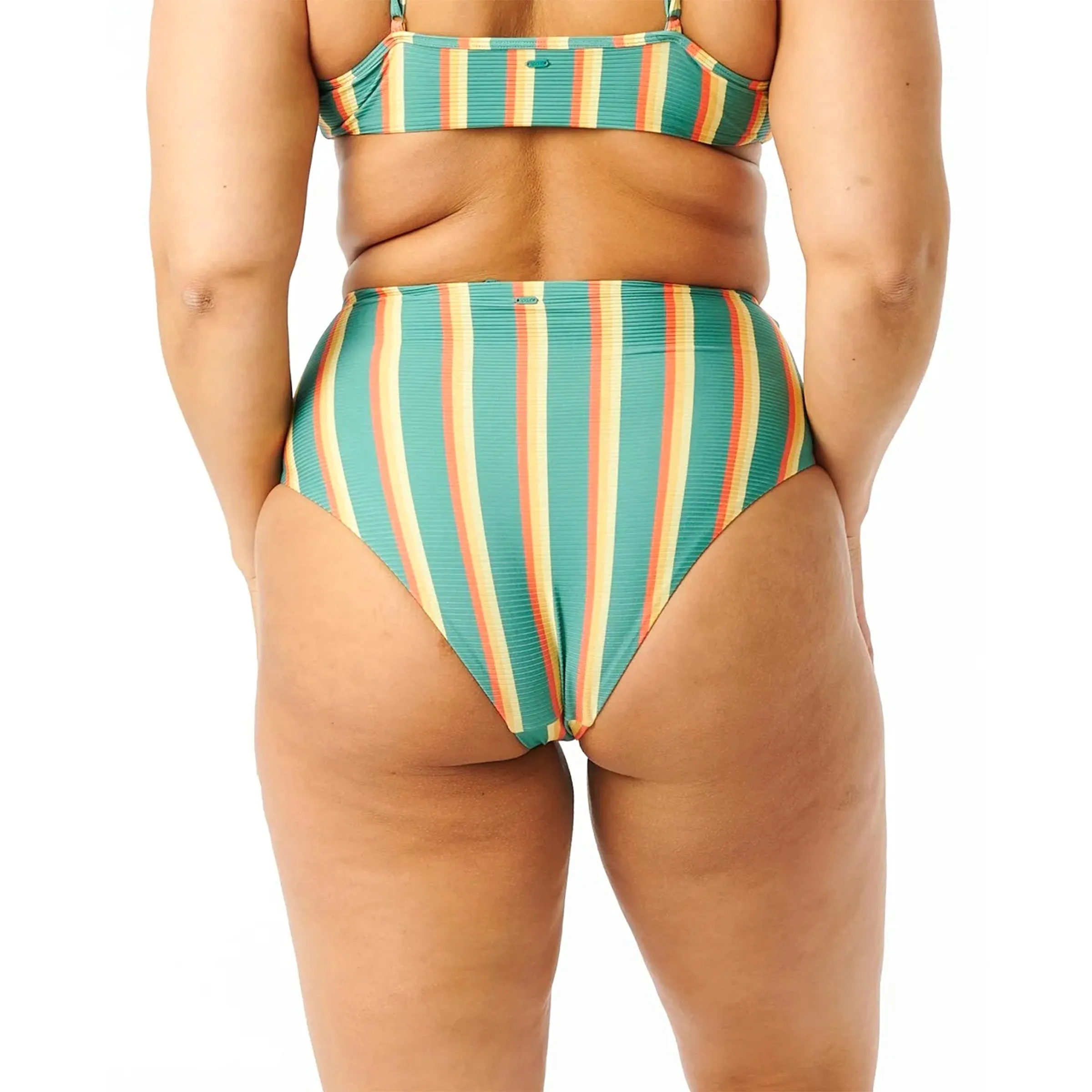Brazilian Soul High Waist Good Coverage Bikini Bottom (Past Season)