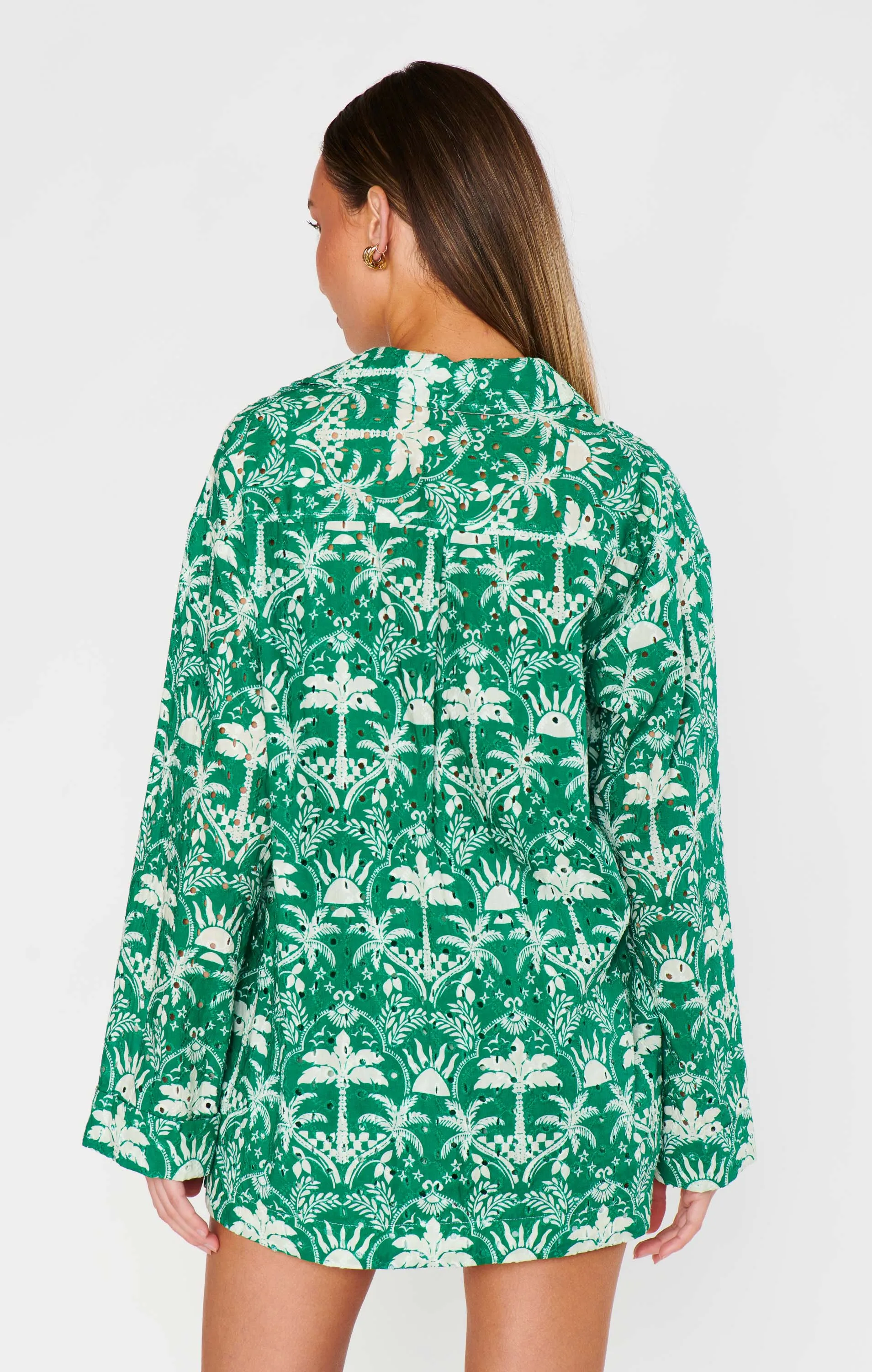Carry On Button Down ~ Tiki Palms