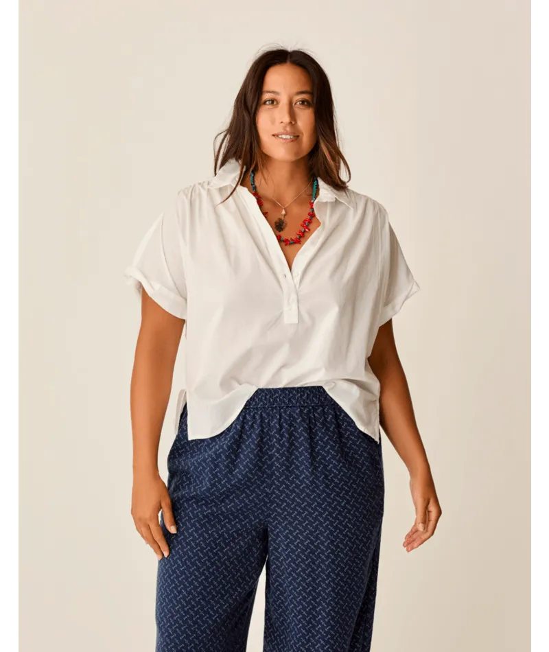 Carve Designs Elliott Voile Shirt-Cloud