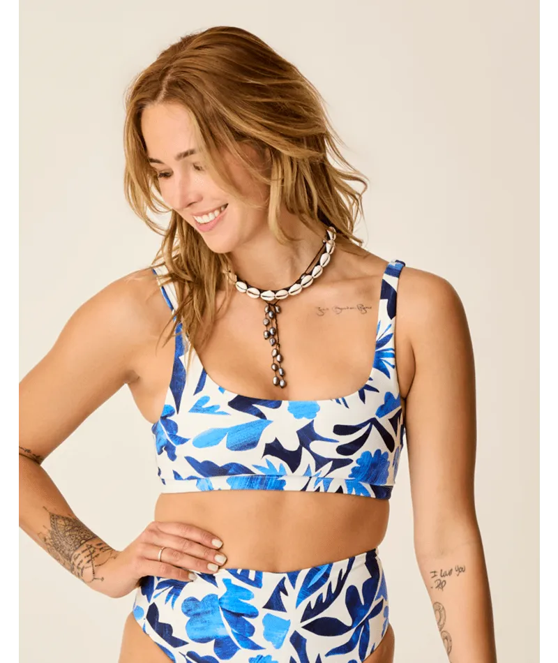 Carve Designs Korbyn Compression Top-Cloud Mezcal