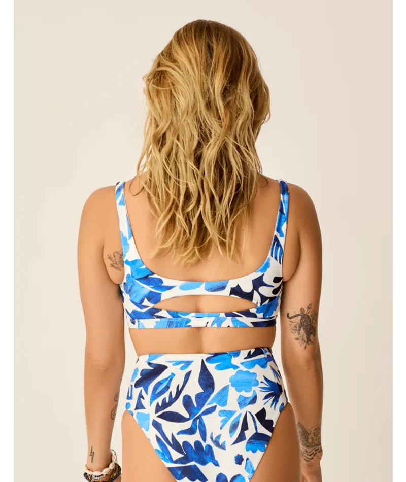 Carve Designs Korbyn Compression Top-Cloud Mezcal