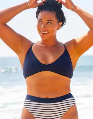 CARVE DESIGNS Tamarindo bikini top-Navy