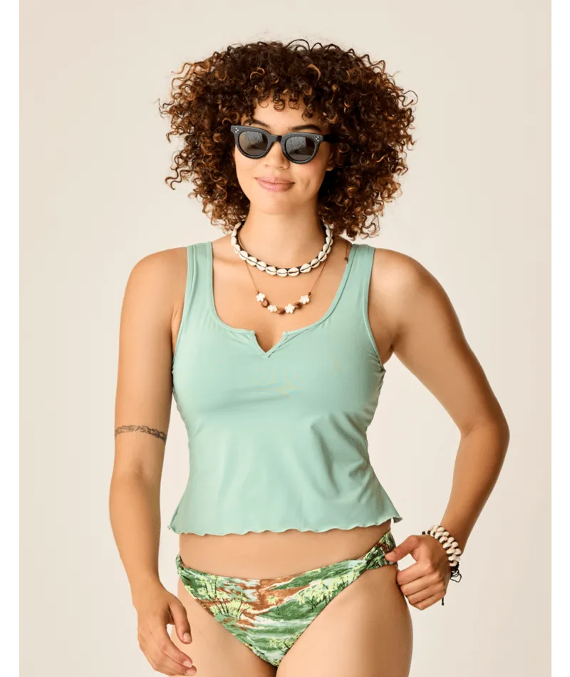 Carve Designs Vida Notchneckini Top-Haze