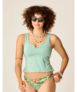 Carve Designs Vida Notchneckini Top-Haze