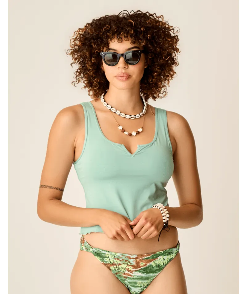 Carve Designs Vida Notchneckini Top-Haze