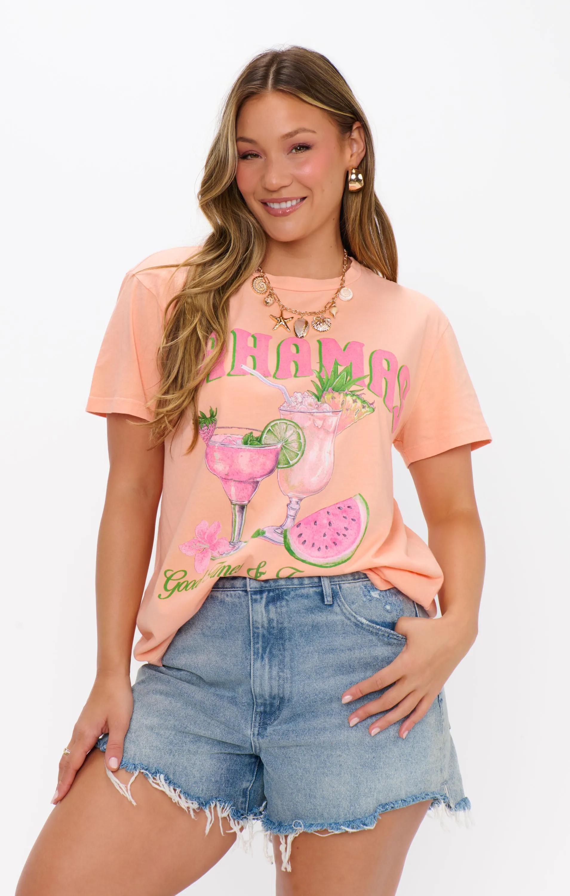 Check In Tee ~ Bahamas Graphic