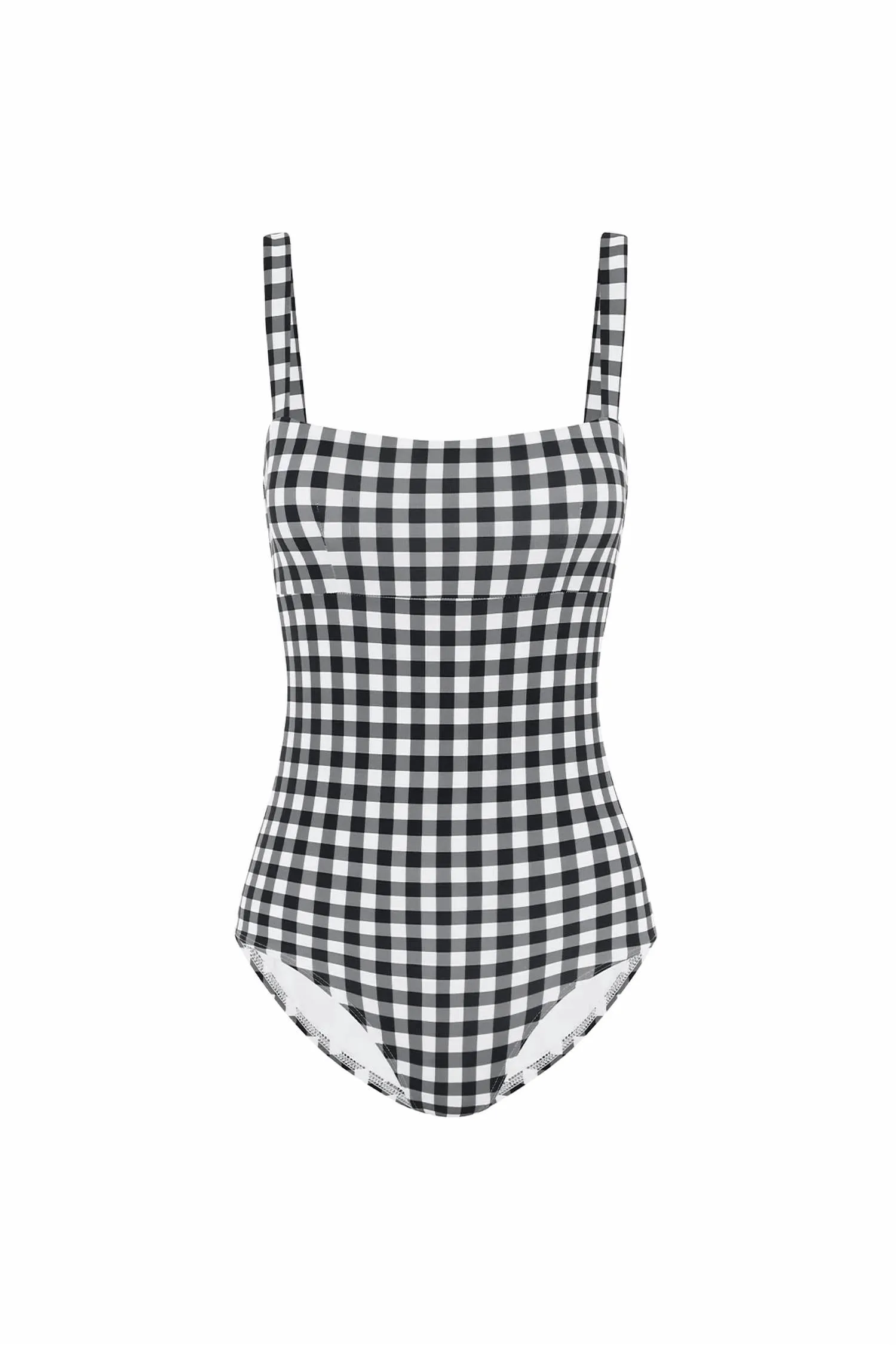 Classic Bandeau 1-Piece Swimsuit In Black