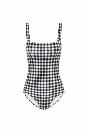Classic Bandeau 1-Piece Swimsuit In Black
