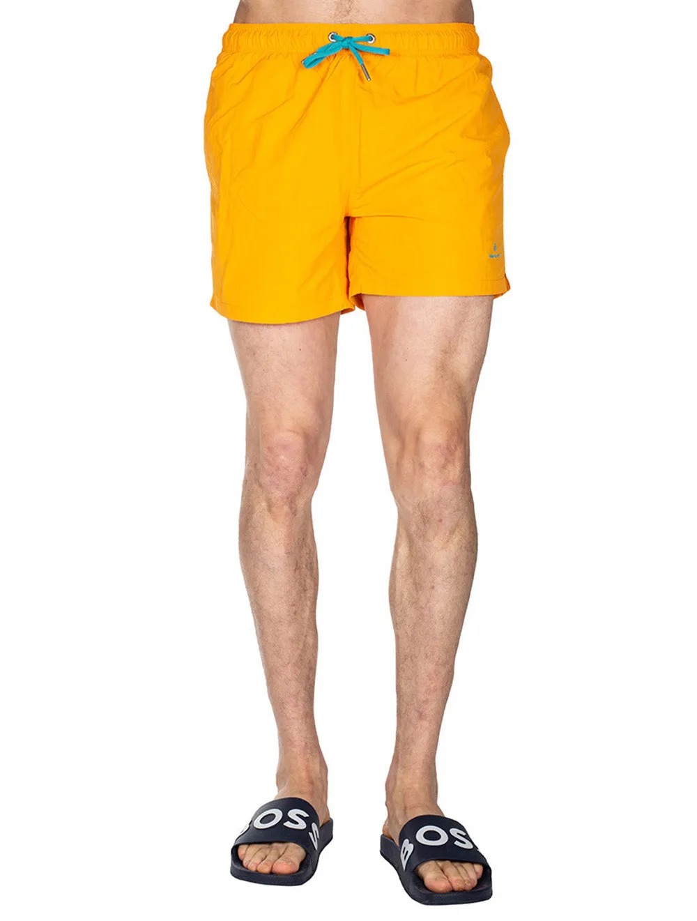 Classic Fit Swim Shorts Dahlia Orange