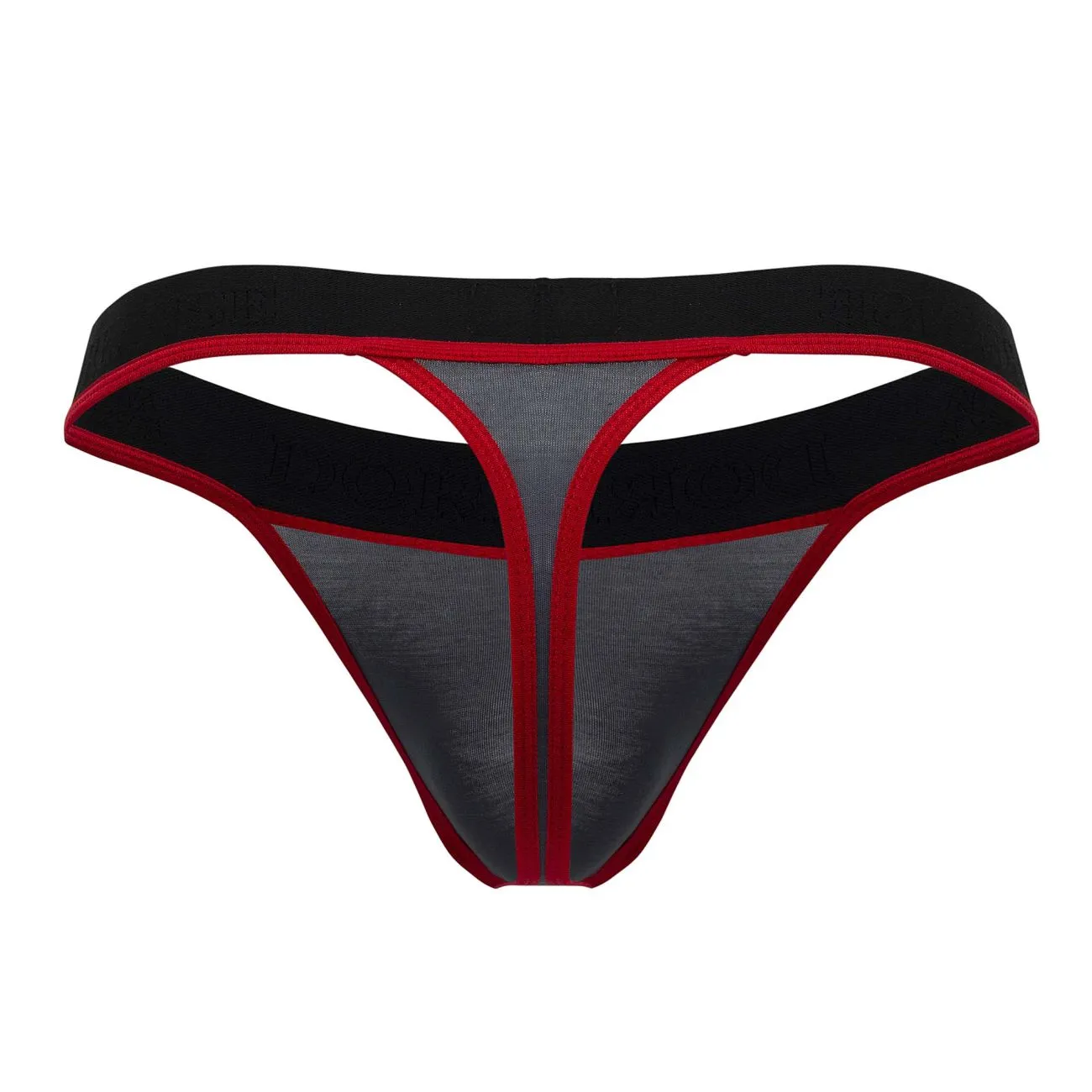 Clothing_Doreanse_Mens Underwear Doreanse 1012-CHR Borderline Thongs Color Charcoal