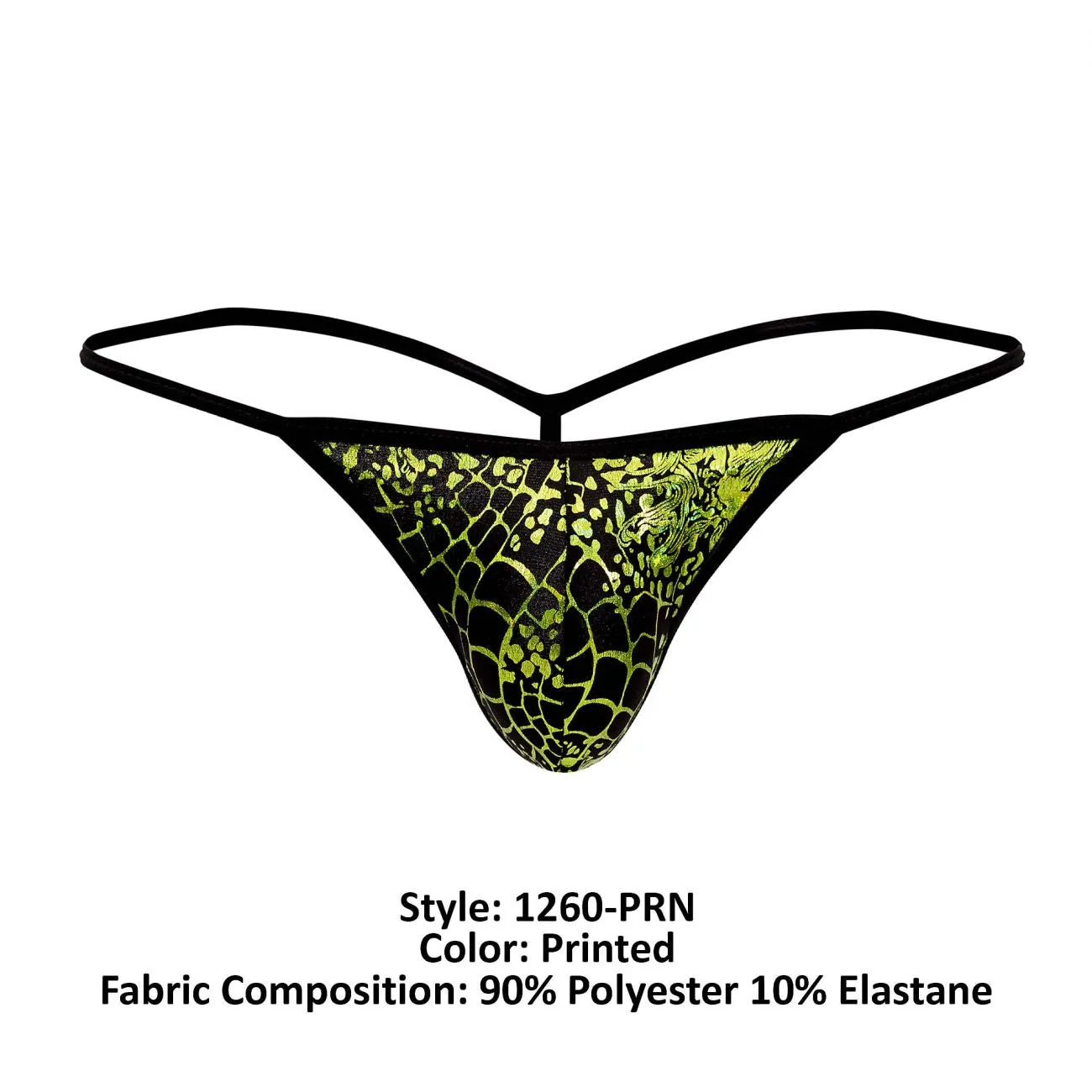 Clothing_Doreanse_Mens Underwear Doreanse 1260-PRN Space Venom Thongs Color Printed