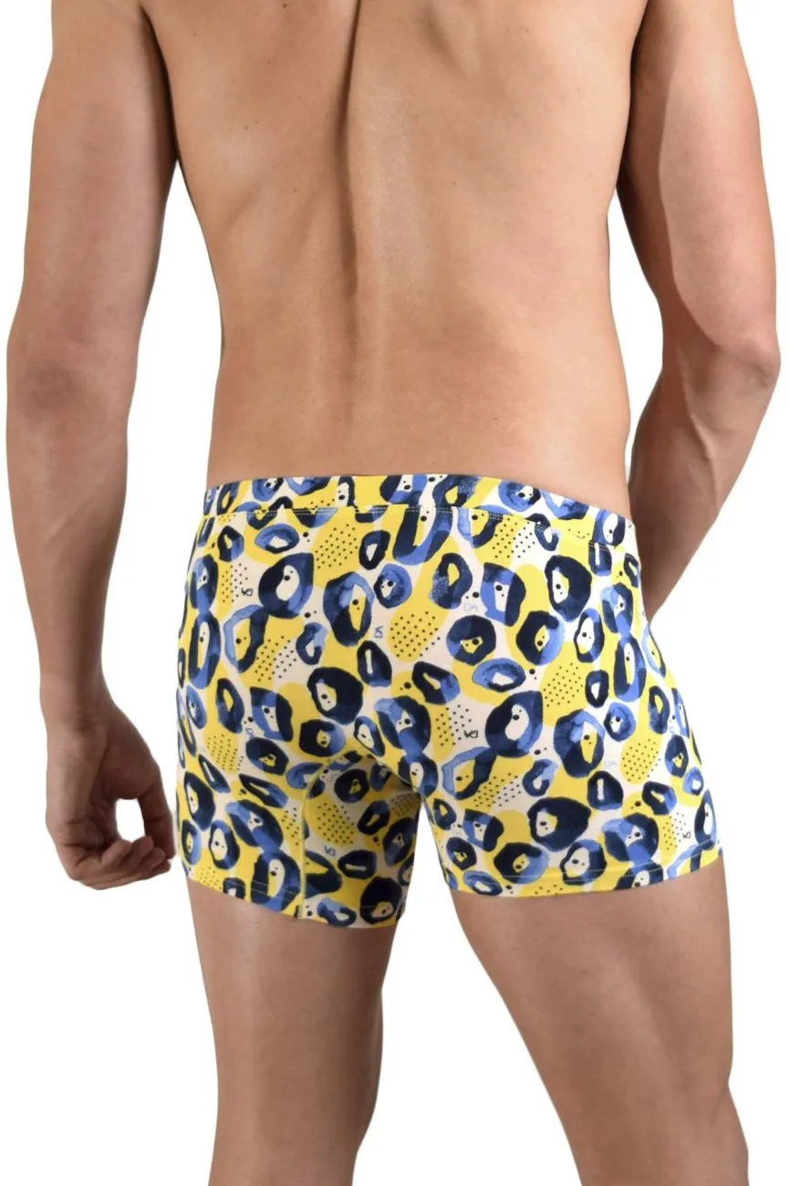 Clothing_Doreanse_Mens Underwear Doreanse 1799-PRN Leopard Art Boxer Briefs Color Printed