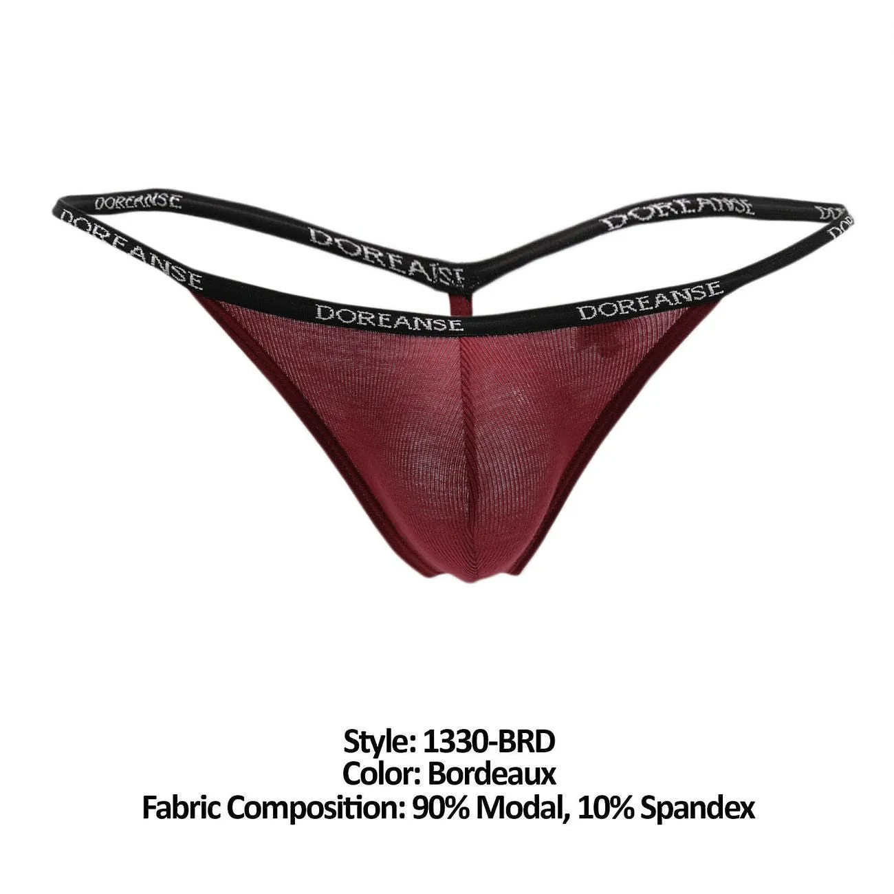 Clothing_Doreanse_Mens Underwear Ribbed Modal T-thong