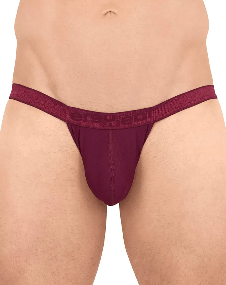 Clothing_Ergowear_Mens Underwear Ergowear Ew1656 Slk Thongs Burgundy