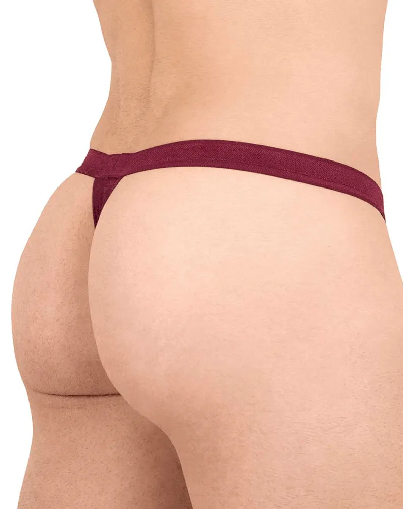 Clothing_Ergowear_Mens Underwear Ergowear Ew1656 Slk Thongs Burgundy