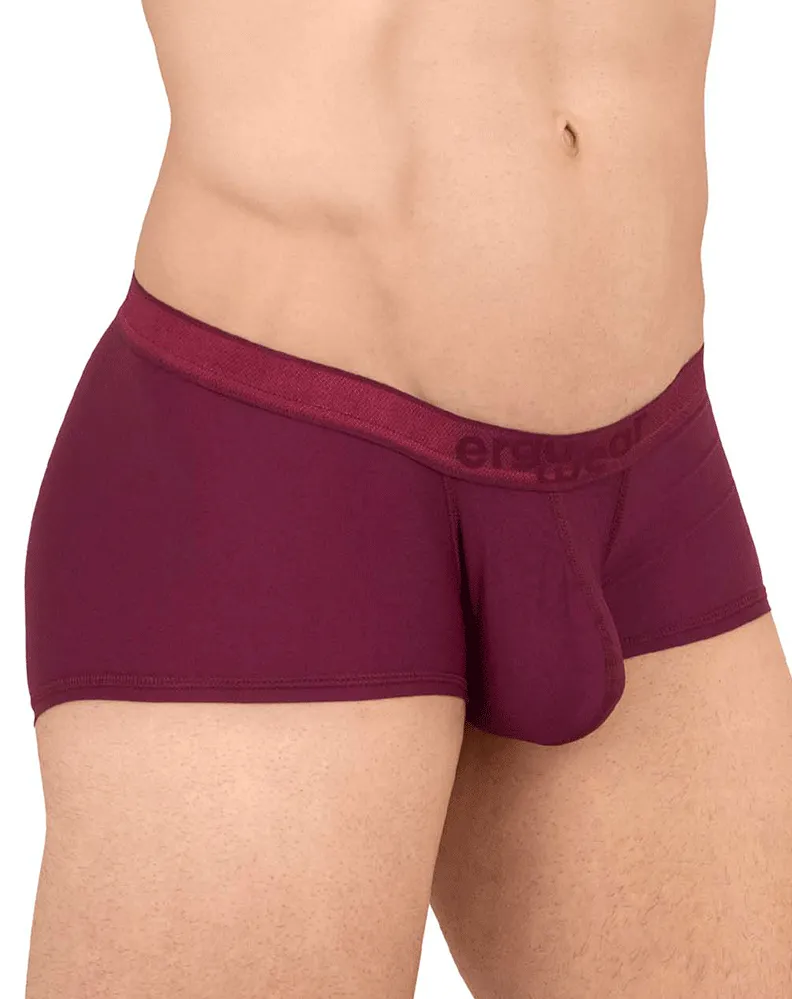 Clothing_Ergowear_Mens Underwear Ergowear Ew1658 Slk Trunks Burgundy
