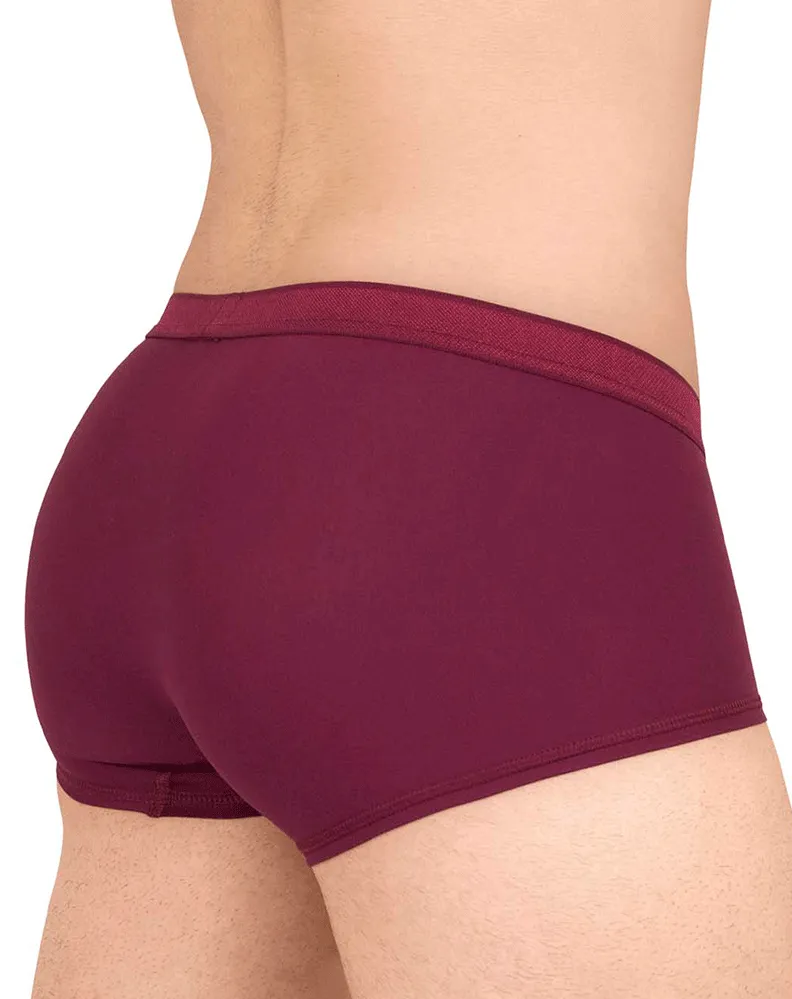 Clothing_Ergowear_Mens Underwear Ergowear Ew1658 Slk Trunks Burgundy