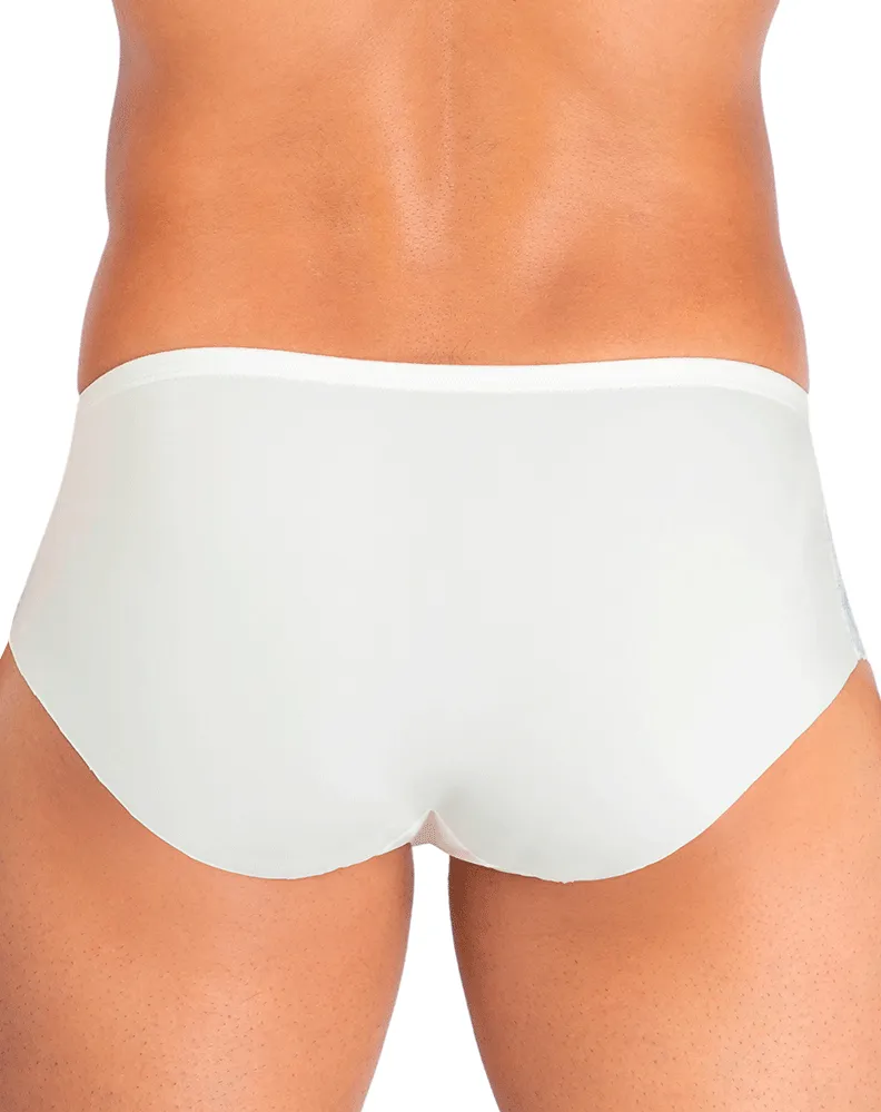 Clothing_Hawai_Mens Underwear Hawai 42156 Lace Briefs Vanilla