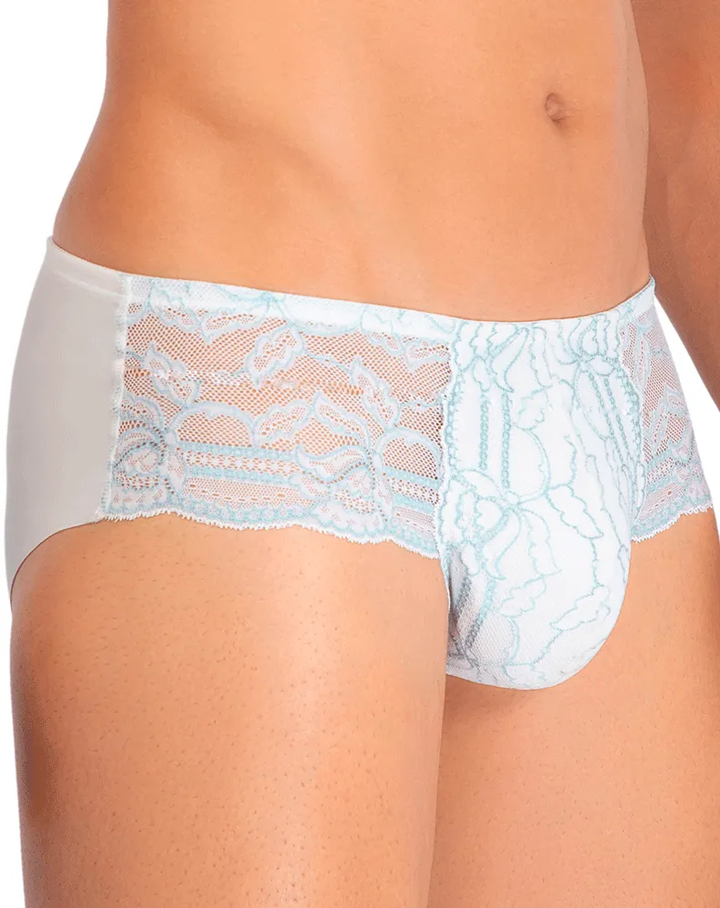 Clothing_Hawai_Mens Underwear Hawai 42156 Lace Briefs Vanilla
