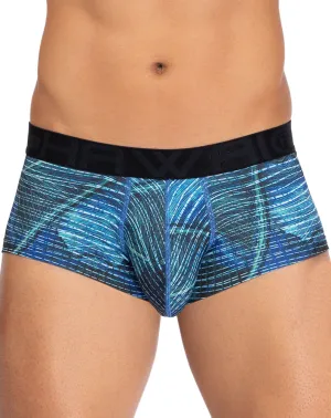 Clothing_Hawai_Mens Underwear Hawai 42183 Printed Microfiber Briefs Royal Blue