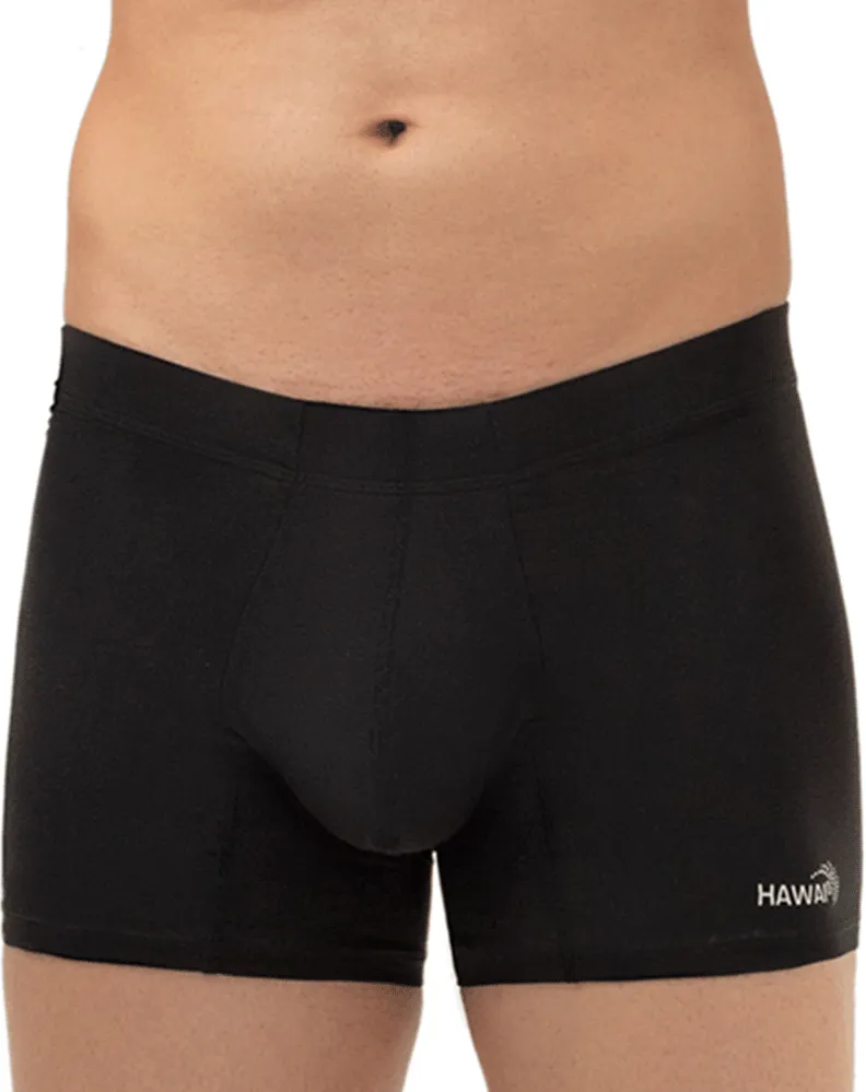 Clothing_Hawai_Mens Underwear Hawai 42222 Microfiber Trunks Black