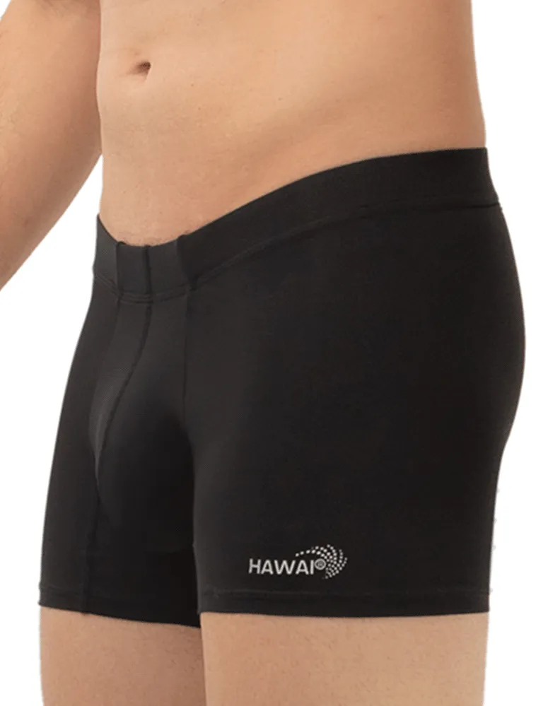 Clothing_Hawai_Mens Underwear Hawai 42222 Microfiber Trunks Black