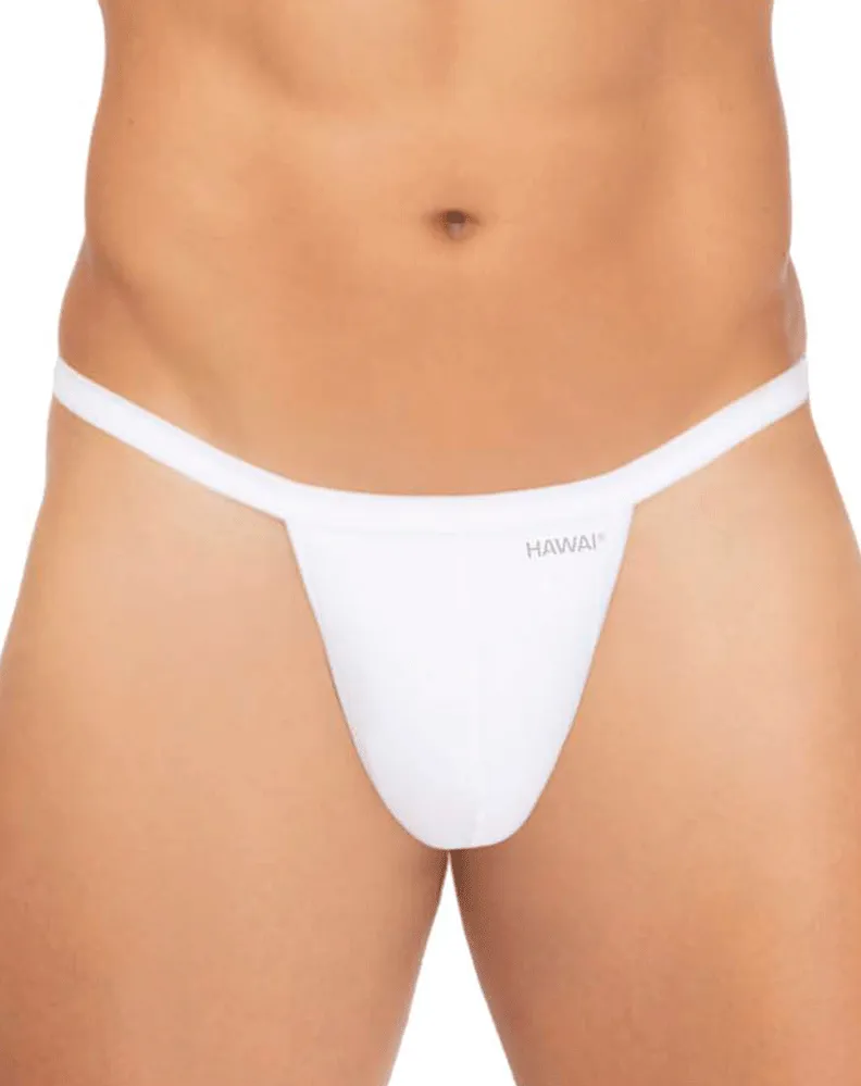Clothing_Hawai_Mens Underwear Hawai 42317 Microfiber Thongs White