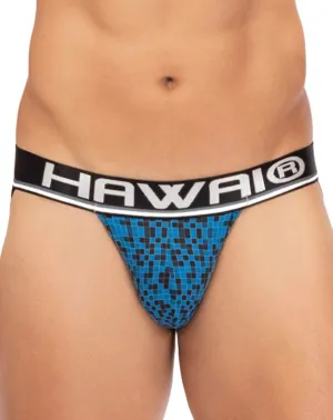 Clothing_Hawai_Mens Underwear Hawai 42320 Microfiber Jockstrap Blue