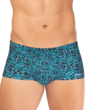 Clothing_Hawai_Mens Underwear Hawai 42321 Microfiber Trunks Green