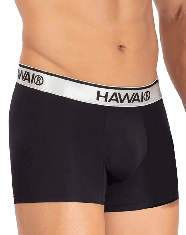 Clothing_Hawai_Mens Underwear Hawai 42326 Microfiber Boxer Briefs Black