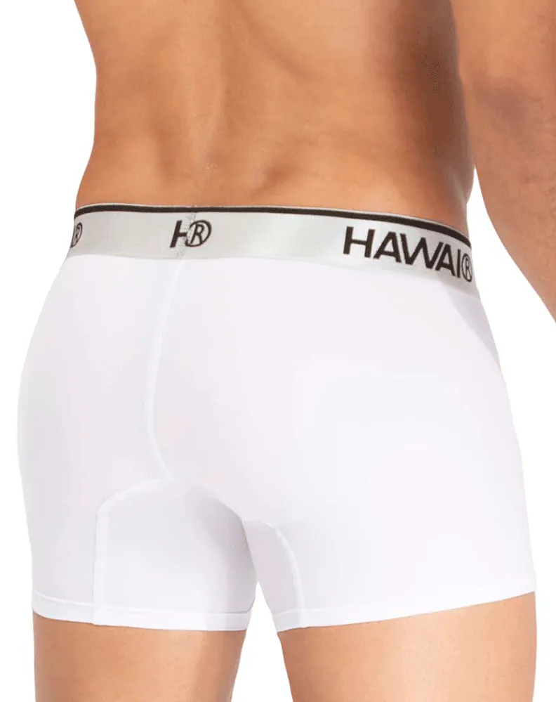 Clothing_Hawai_Mens Underwear Hawai 42326 Microfiber Boxer Briefs White