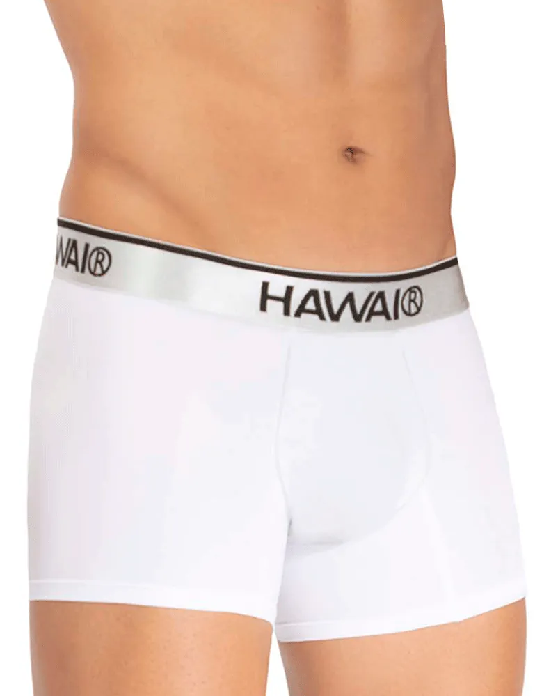 Clothing_Hawai_Mens Underwear Hawai 42326 Microfiber Boxer Briefs White