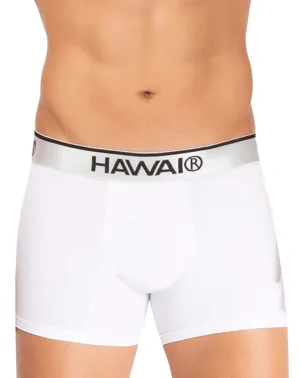 Clothing_Hawai_Mens Underwear Hawai 42326 Microfiber Boxer Briefs White