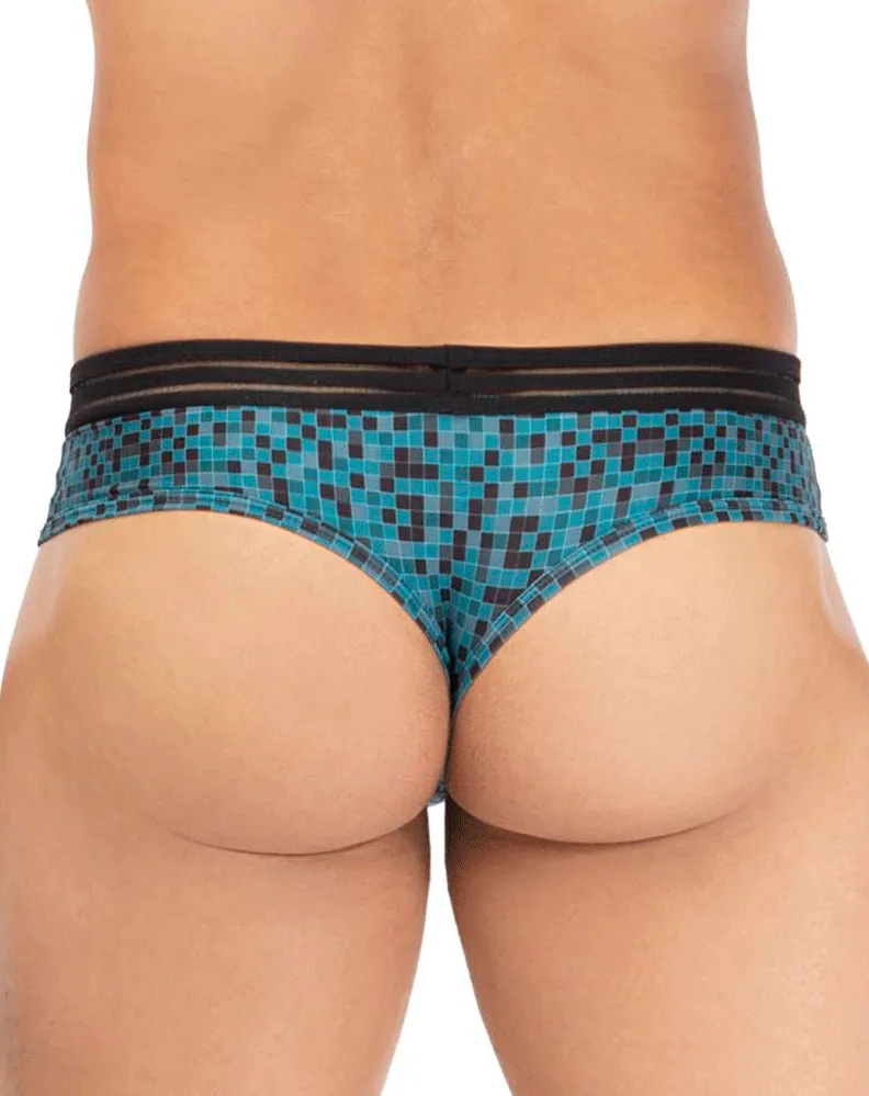 Clothing_Hawai_Mens Underwear Hawai 42328 Microfiber Thongs Green